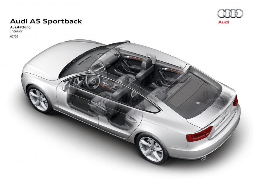 Схема Audi A5 Sportback 3.0 TDI Quattro 2009 года  (фото 24 из 40)